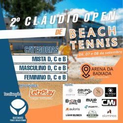 2º Cláudio Open de Beach Tennis  - MASC D