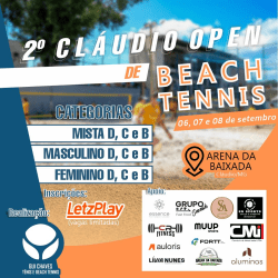 2º Cláudio Open de Beach Tennis  - MISTA D