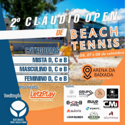 2º Cláudio Open de Beach Tennis 