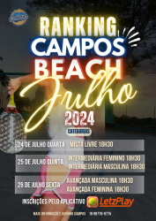 JULHO - Ranking 2024 CAMPOS BEACH - FEMININO AVANÇADO 