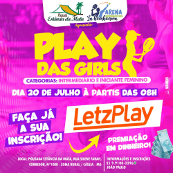 Play das Girls - Pousada Estância da Mata Cássia MG - Avançado Feminino