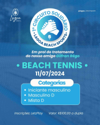 1º Circuito Solidário - Lagoa Beach Sport -