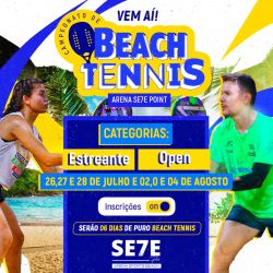 CAMPEONATO DE BEACH TENNIS SE7E POINT - Open Masculina 