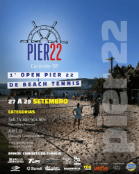 1° Open Píer 22 Beach Tennis Caconde - SP - 27, 28 e 29 de Setembro - Feminina C