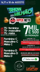 SHOW DO MILHÃO HIPER NETO  - MASCULINA C 