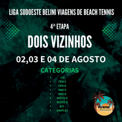 Liga Sudoeste Etapa 04 - Arena Dois Vizinhos - MASCULINO E