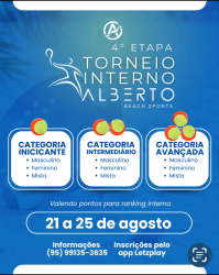 4ª Etapa do Torneio Arena Alberto Beach Sport - Mista Iniciante