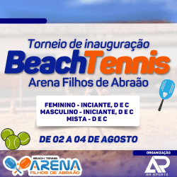 Torneio de Inauguração Arena Filhos de Abraão