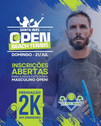 Santa Inês OPEN Beach Tennis - Masculino Open