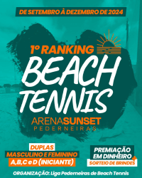 1° Ranking Pederneiras Beach Tennis Categoria Feminino B