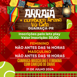 1º Arraiá + cumbuca Arena Vó Cida