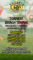 TORNEIO DE INDEPENDENCIA DE BEACH TENNIS - Feminino B