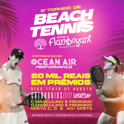 2º Torneio de Beach Tennis Arena Flamboyant - Feminino D (Iniciante)