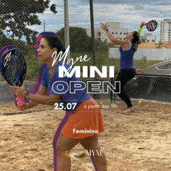 MYNE JOALHERIA MINI OPEN DE QUINTA (25/07/2024) - FEMININO