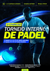 Torneio Interno de Padel 2024 - 3º Etapa  - Padel 5a Classe Feminino 2024