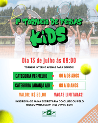 1º Torneio infantil tênis CCC - Categoria Laranja A