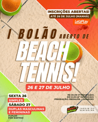 1º BOLAO ABERTO BEACH PRIME - SIMPLES MASCULINO INICIANTE