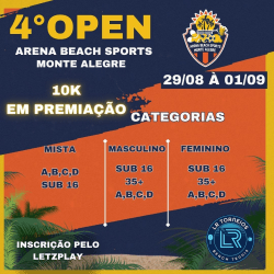 4º Open Arena Beach - Masculino 35+