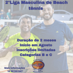 2º LIGA MILANI 2024 - 2º LIGA MASCULINO B