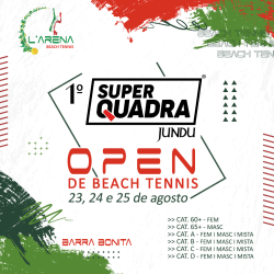 1º SUPER QUADRA JUNDU OPEN DE BEACH TENNIS - 60+ FEMININA