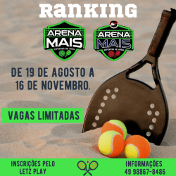 1° Ranking Arena Mais de Beach Tennis/ Feminino 