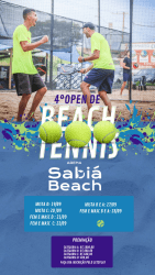 4º Open de Beach Tennis Arena Sabiá Beach - Uberlândia