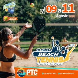 6ºOPEN SUB 12 DE BEACH TENNIS DE PERDIZES -PTC  - Sub 12 LIVRE 