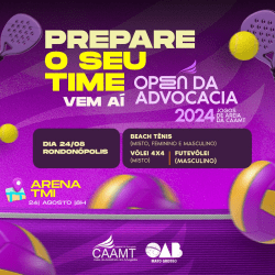 OPEN DA ADVOCACIA - 2024 - Jogos de Areia da CAAMT - BT MISTO