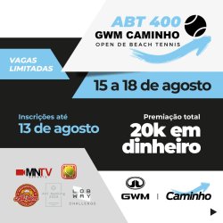 ABT 400 GWM CAMINHO OPEN - FEMININA INICIANTE