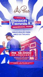 1º TORNEIO DE BEACH TENNIS PARIS RESIDENCIAL - Classe C