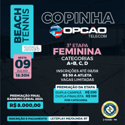 Copinha Opção Telecom/Olinda - 5ª Etapa Feminina - Feminina D