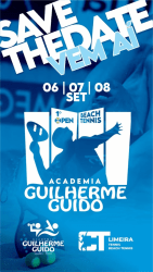 1° Open ACADEMIA GUILHERME GUIDO de Beach Tennis - 80 + masculino 