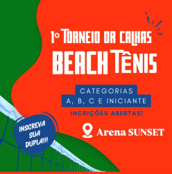 1 TORNEIO DR CALHAS DE BEACH TENNIS - FEMININO INICIANTE