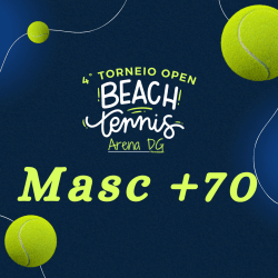 4º Torneio Open de Beach Tennis - Arena DG - Masculino Soma +70