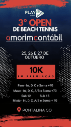 3º OPEN AMORIM CONTÁBIL DE BEACH TENNIS - PLAY SPORTS