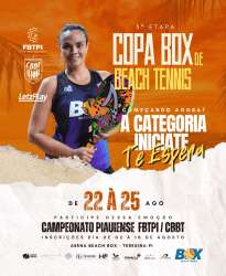 Copa Box de Beach Tennis - Categoria Iniciante - Mista Iniciante 