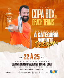 Copa Box de Beach Tennis - Categoria Iniciante - Masculino Iniciante 