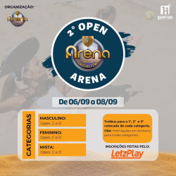 2° Open Arena Beach Tennis - Feminino D 