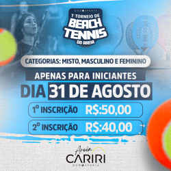 1º Campeonato Beach Tennis Areia - Iniciante