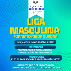 Liga Masculina Rei da Quadra - Rei da Quadra Masculino