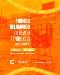 TORNEIO RELÂMPAGO DE BEACH TENNIS CCC - MASCULINO A 