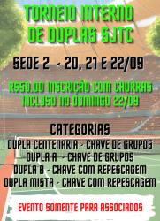 TORNEIO INTERNO DE DUPLAS SJTC - DUPLA CENTENARIA