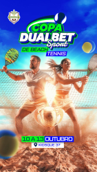 Copa DualBet de Beach Tennis - Feminina Iniciante 