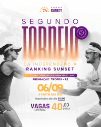 Torneio da Independência  - Open Masculino 