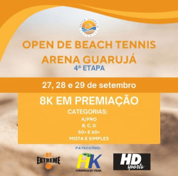 4° OPEN ARENA GUARUJÁ DE BEACHTENNIS  - 40+ masculino 