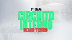 Torneio Interno de Beach Tennis 2024 - 3° Etapa - Duplas Mistas D