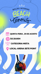 Bolão de Beach Tennis Interno de Um Grupo - Mista