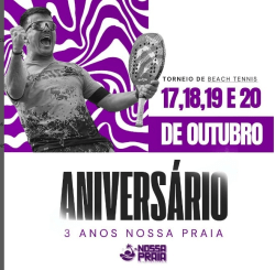 BIRTHDAY NOSSA PRAIA CUP 3 Anos - DUPLA MISTA C