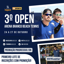 3° Open Arena Branco de Beach Tennis (Uberlândia - MG) - Mista B