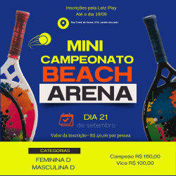 MINI CAMPEONATO ARENA BEACH TENNIS